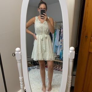 NWT Loft Outlet Floral Tie Waist Dress Size XS